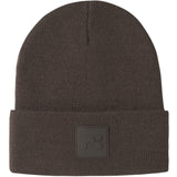 Name It Seal Brown Nknmalik Strikk Beanie Badge1