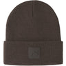 Name It Seal Brown Nknmalik Strikk Beanie Badge1