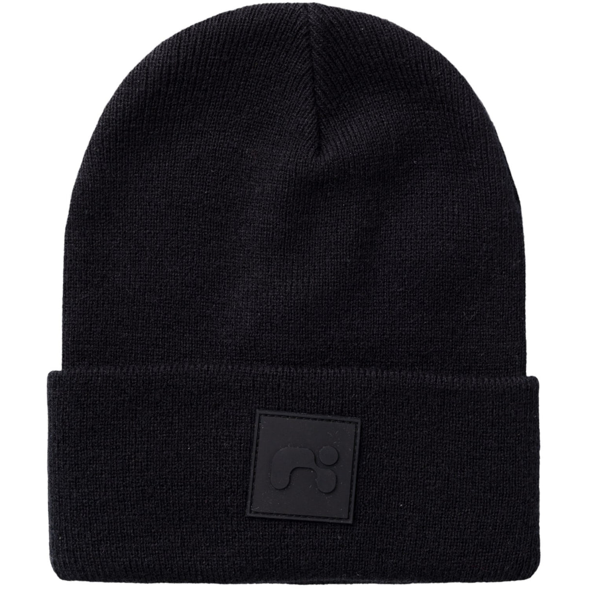 Name It Black Nknmalik Strikk Beanie Badge1