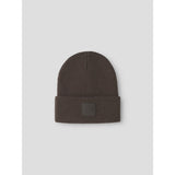 Name It Seal Brown Nknmalik Strikk Beanie Badge1