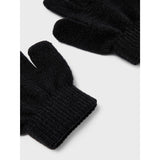 Name It Black Nmnmagic Strikk Hansker 3P