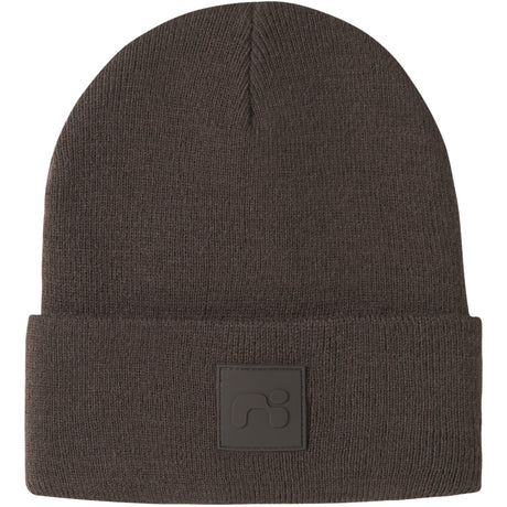 Name It Seal Brown Nmnmalik Strikk Beanie Badge1