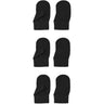 Name It Black Nmnmagic Strikk Votter 3P