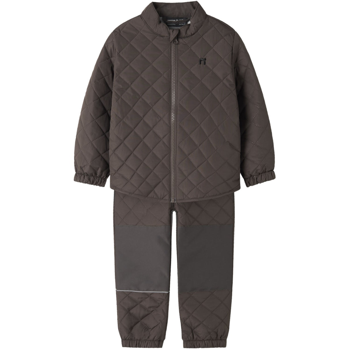 Name It Seal Brown Nmnchilly Quilt Sett Fo Noos