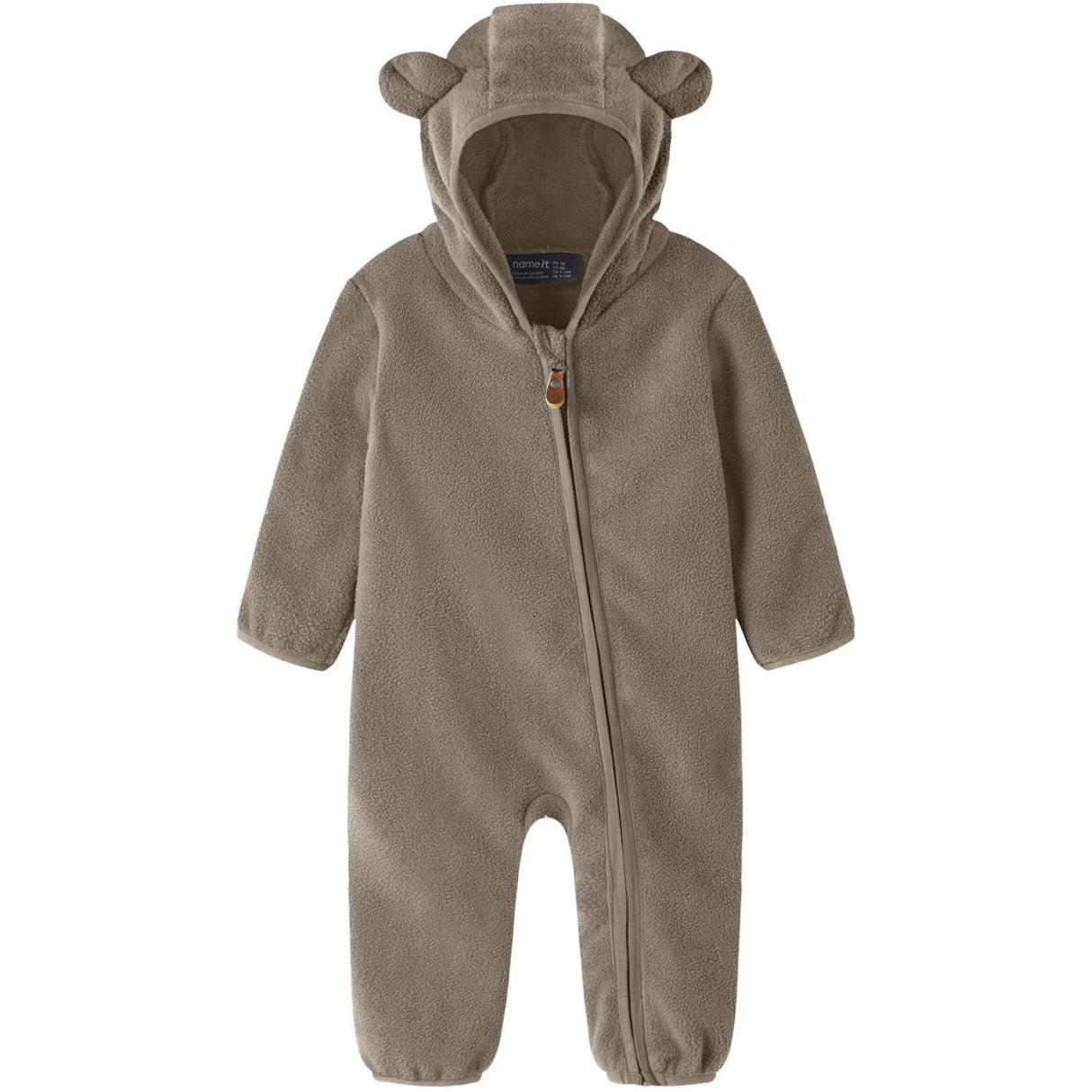 Name It Walnut Nbnmeeko Fleece Drakt Melange Noos