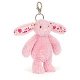 Jellycat Blushkin Blossom Luxe Bunny Veske Charm