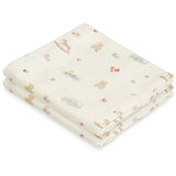 Cam Cam Copenhagen Vintage Toys Printed Muslin Cloth 2-Pakning