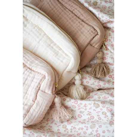 Cam Cam Copenhagen Shell Bows Muslin Toiletry Veske