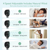 Momcozy Black Portable Stroller Fan