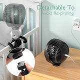 Momcozy Black Portable Stroller Fan