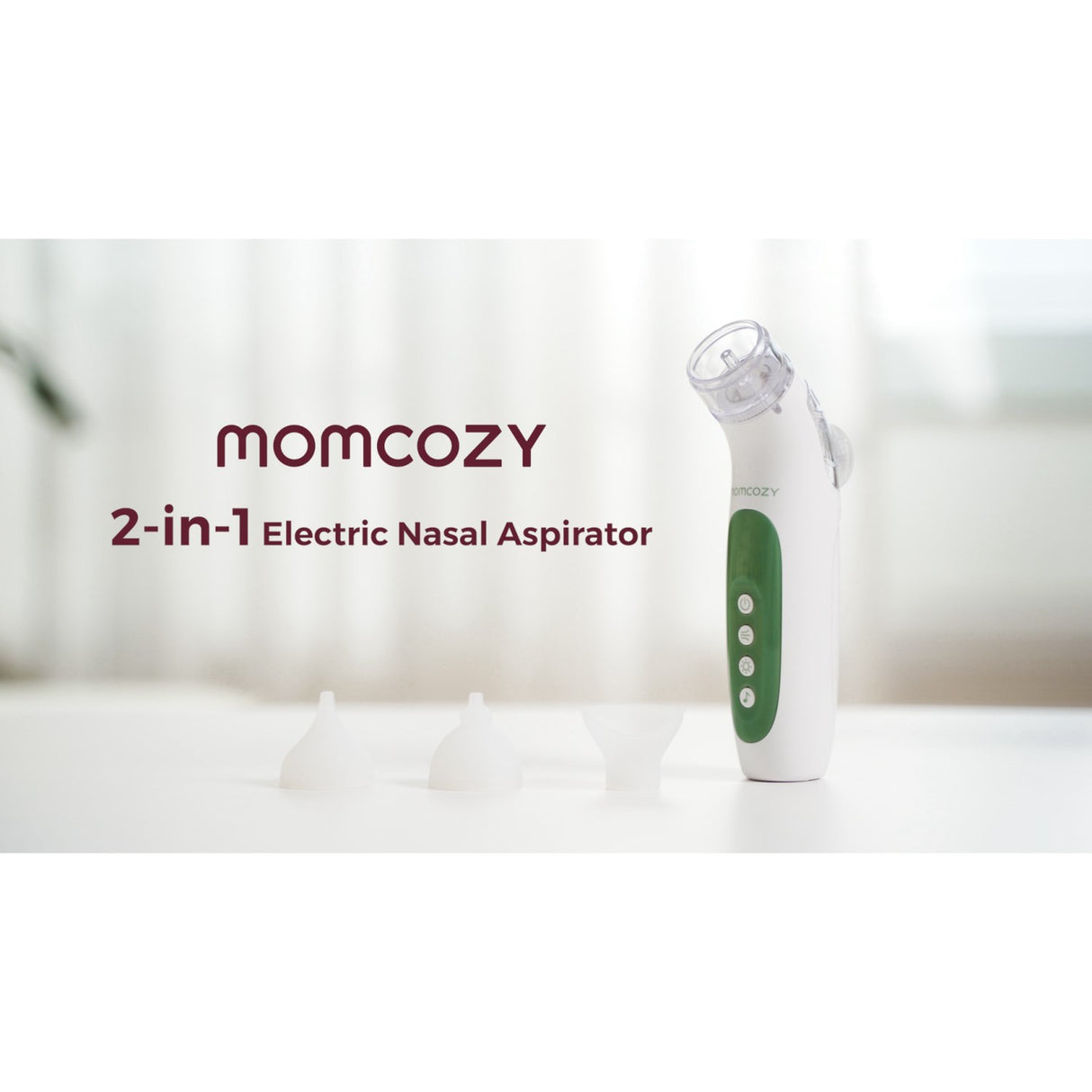 Momcozy BreezyClear™ 2-i-1 Spray & Suction Electric Nasal