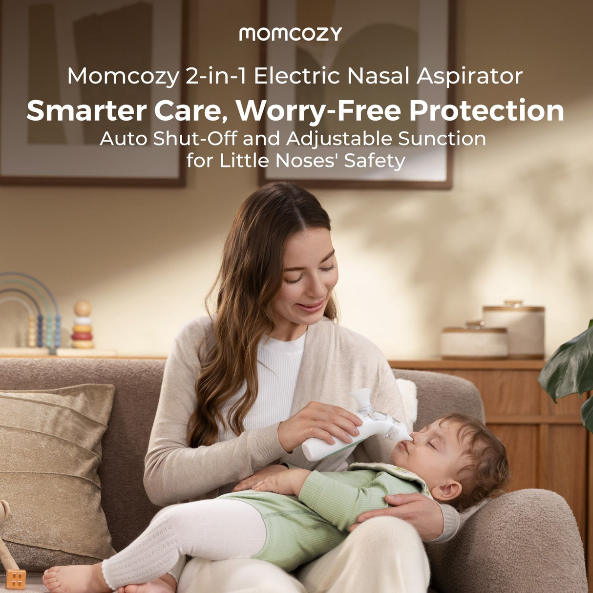 Momcozy BreezyClear™ 2-i-1 Spray & Suction Electric Nasal