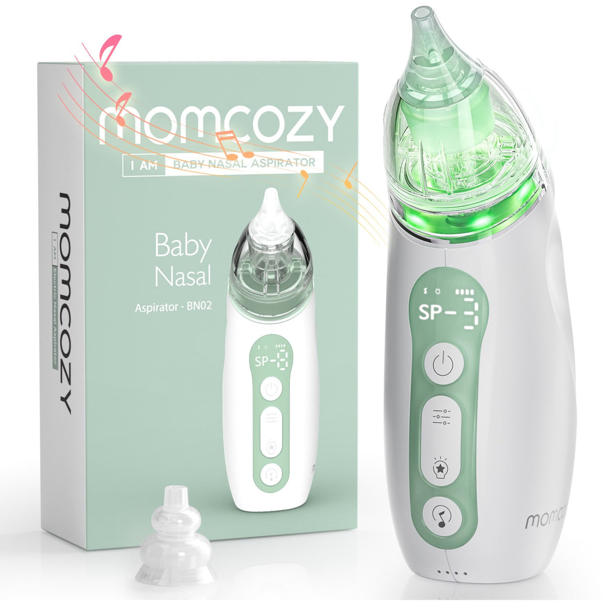Momcozy Baby Nasal Aspirator- Long Battery Life