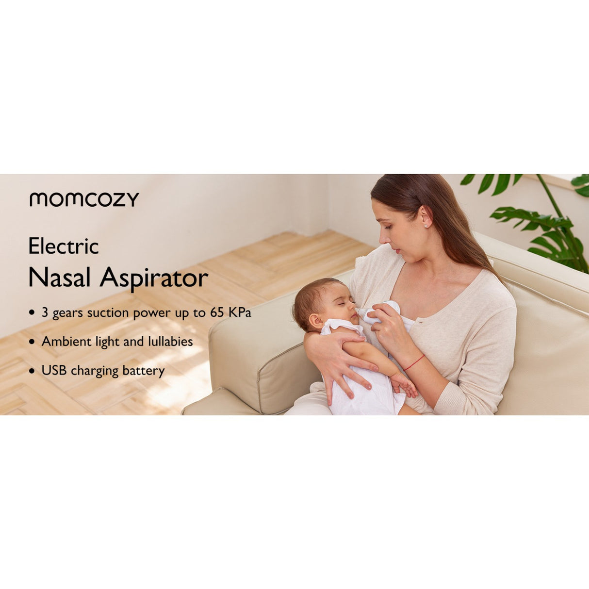 Momcozy Baby Nasal Aspirator- Long Battery Life