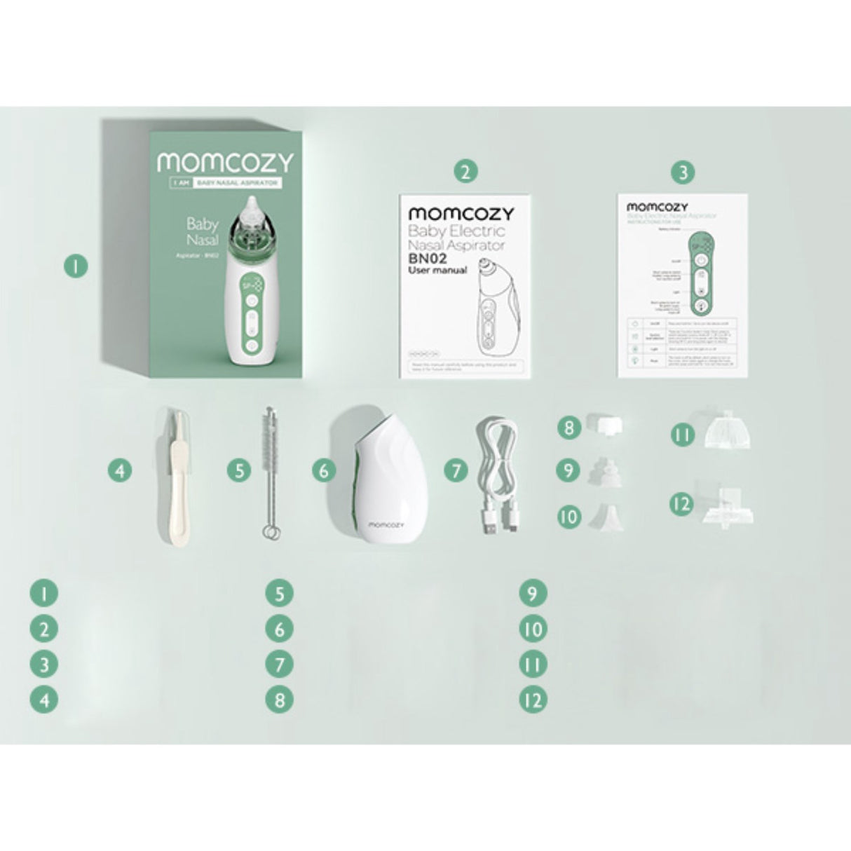 Momcozy Baby Nasal Aspirator- Long Battery Life