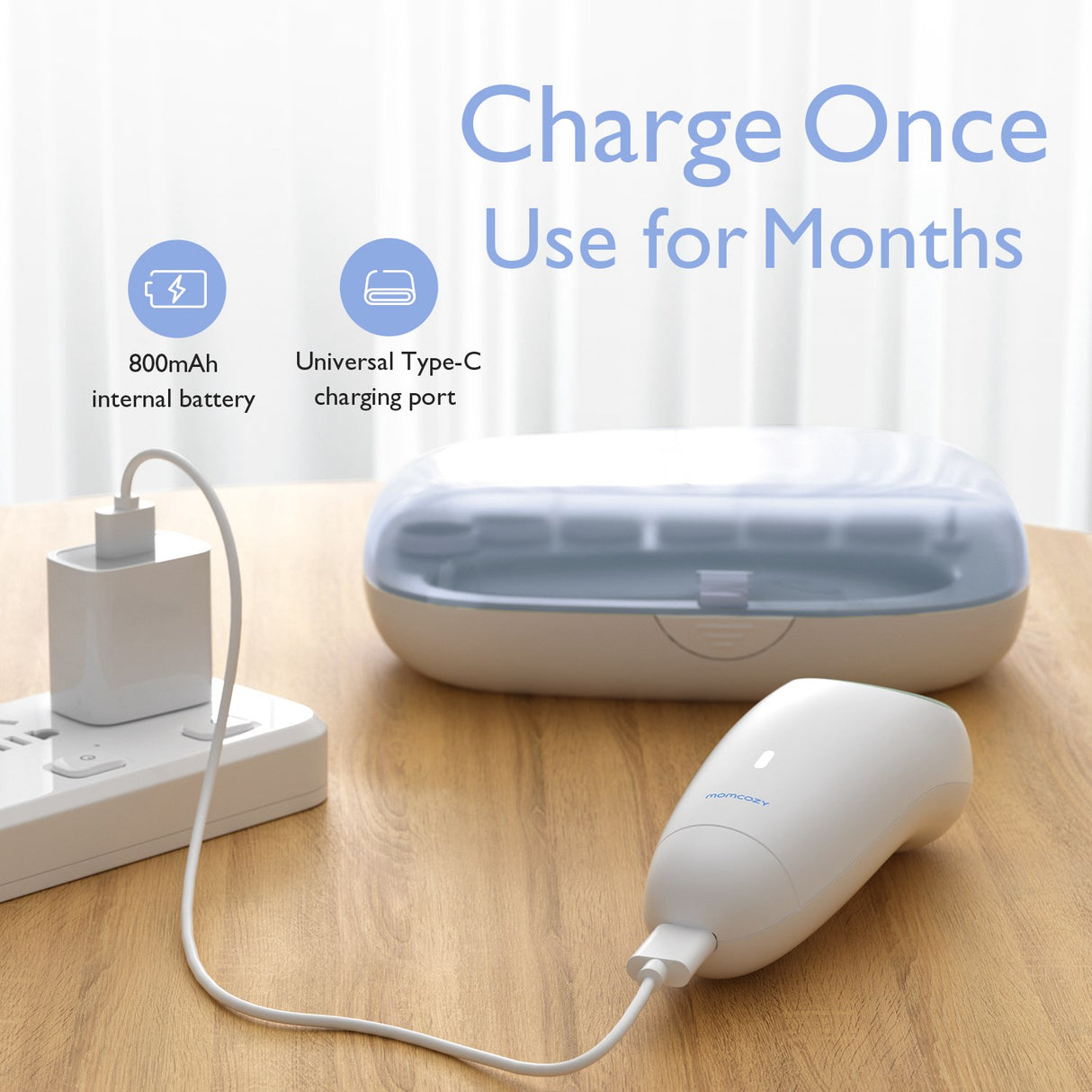 Momcozy Electric Baby Nail File - Low Noise
