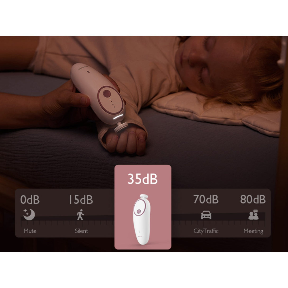 Momcozy Electric Baby Nail File - Low Noise