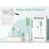 Momcozy Green Push-Press Design Flaske Brush Kit