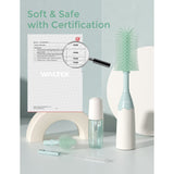 Momcozy Green Push-Press Design Flaske Brush Kit