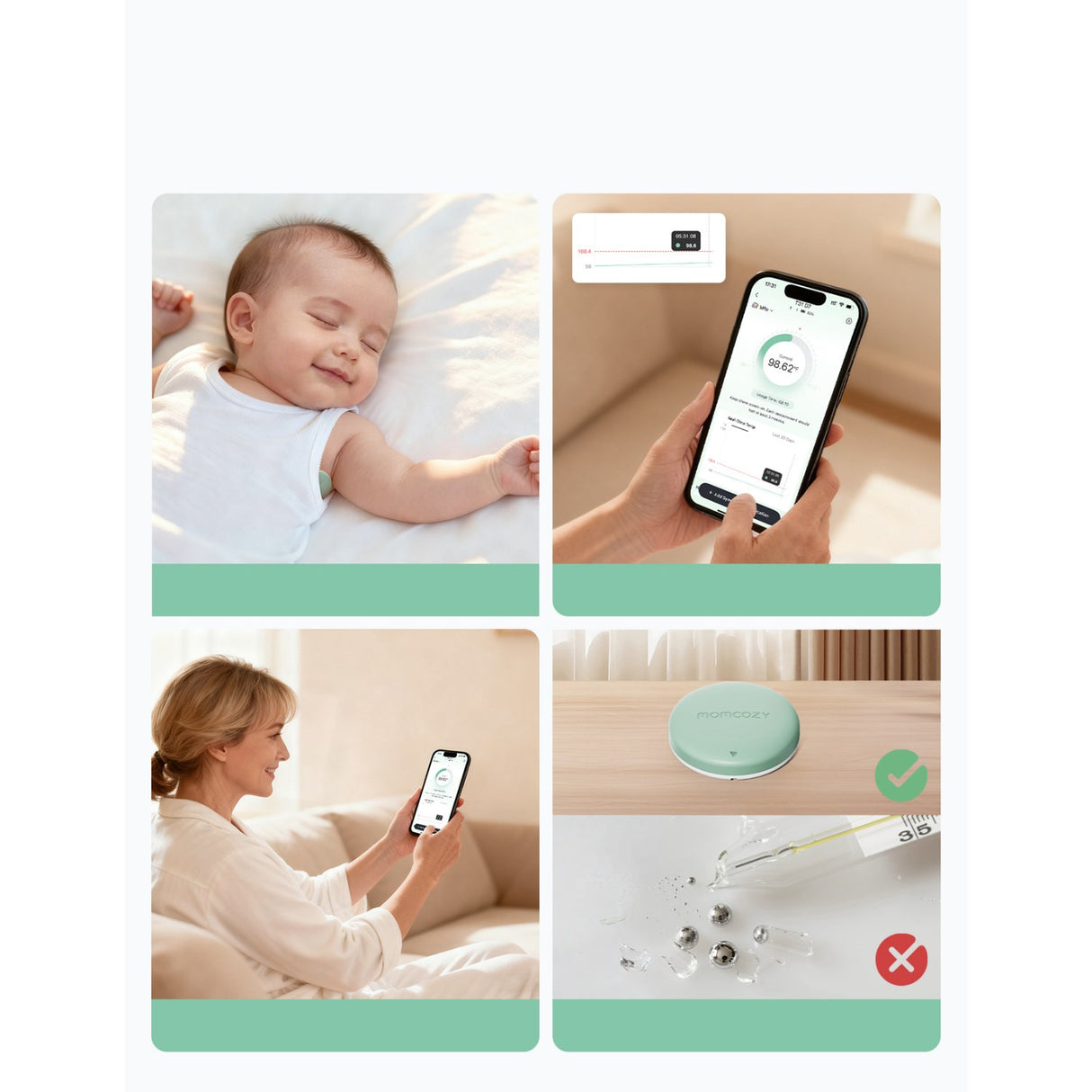 Momcozy Smart Baby Thermometer
