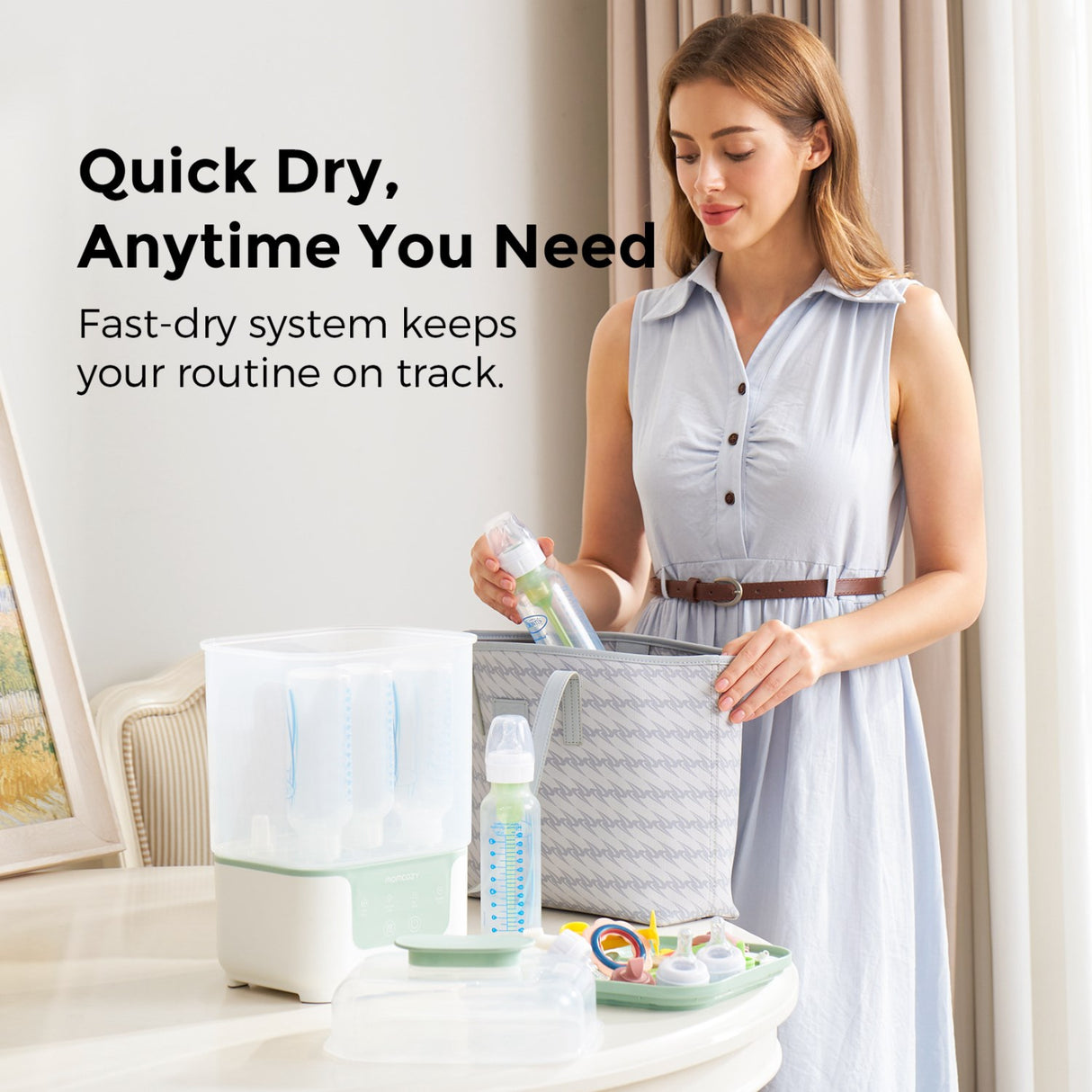 Momcozy BS04 4-in-1 Flaske Sterilizer And Dryer