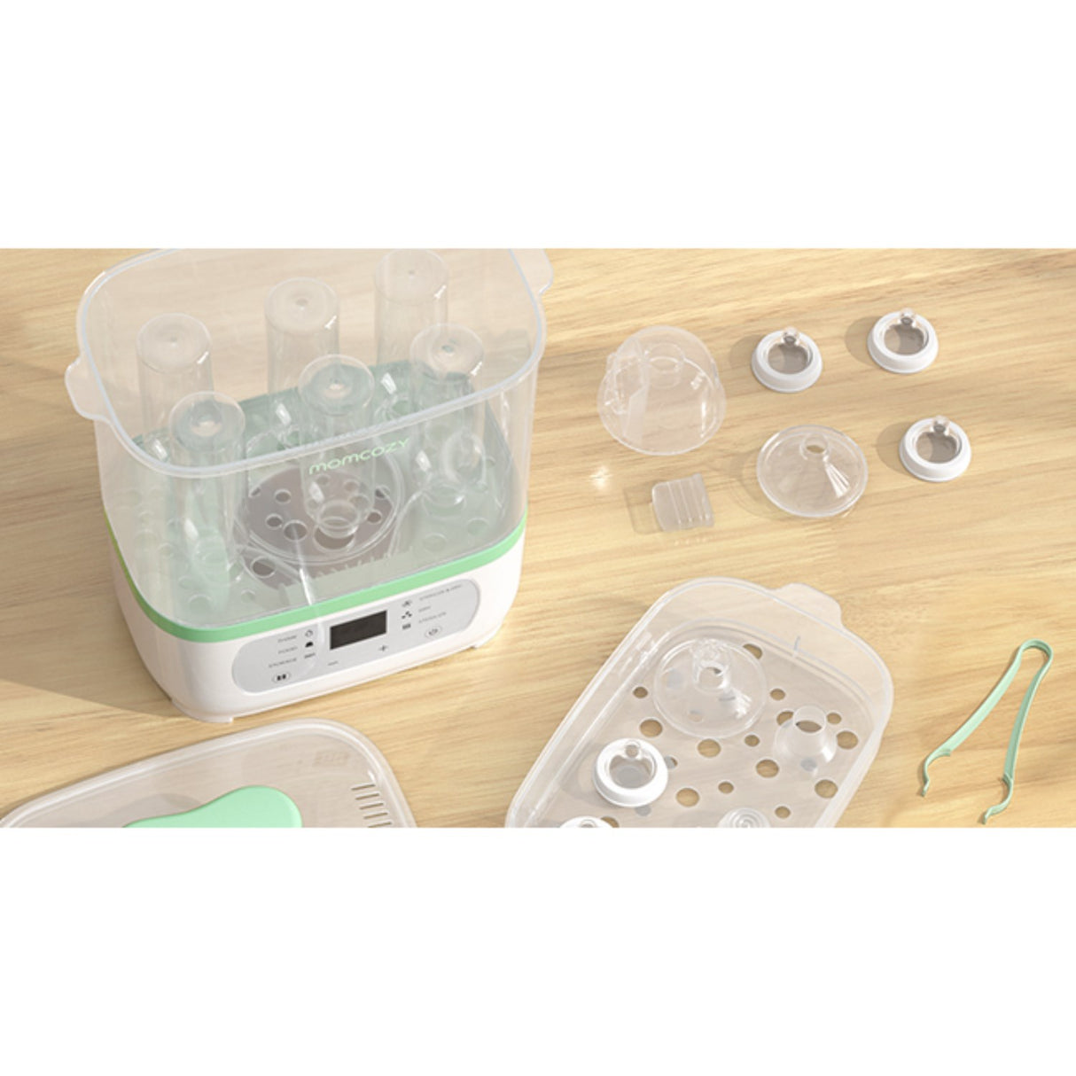 Momcozy 8-in-1 Electric Steam Baby Flaske Sterilizer