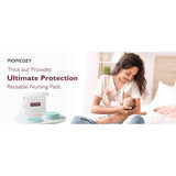 Momcozy Natural Reusable Nursing Pads 6-Pakke Thick