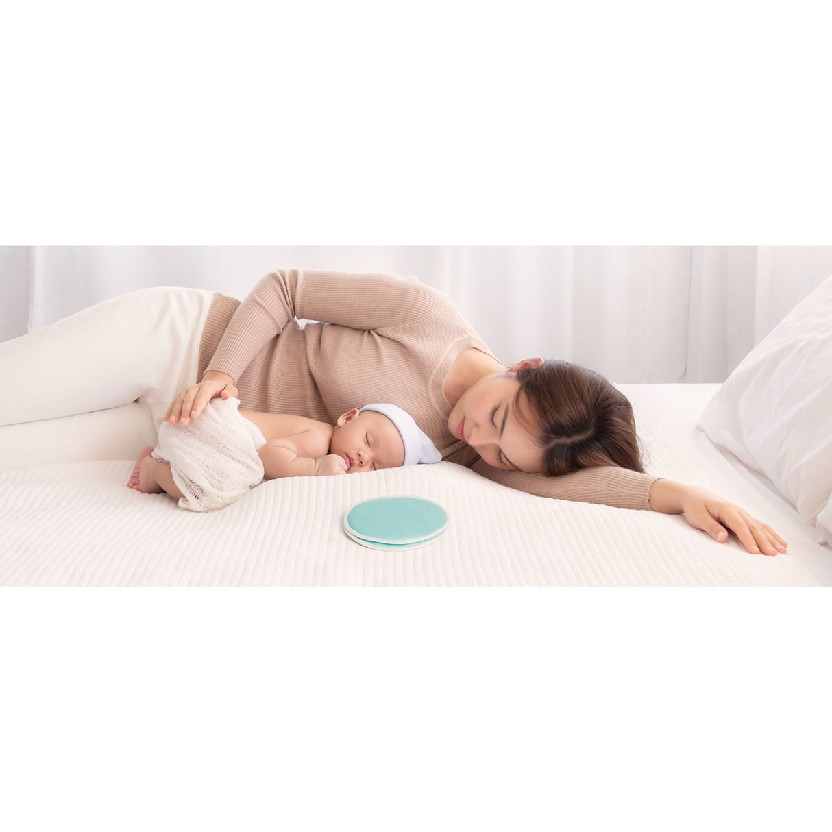 Momcozy Natural Reusable Nursing Pads 6-Pakke Thick