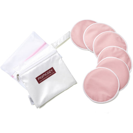 Momcozy Natural Reusable Nursing Pads 6-Pakke Thin