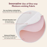 Momcozy Natural Reusable Nursing Pads 14-Pack Thin