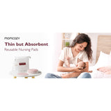 Momcozy Natural Reusable Nursing Pads 6-Pakke Thin