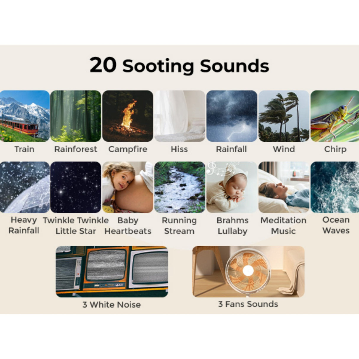 Momcozy Portable Sound Maskin With Night Light
