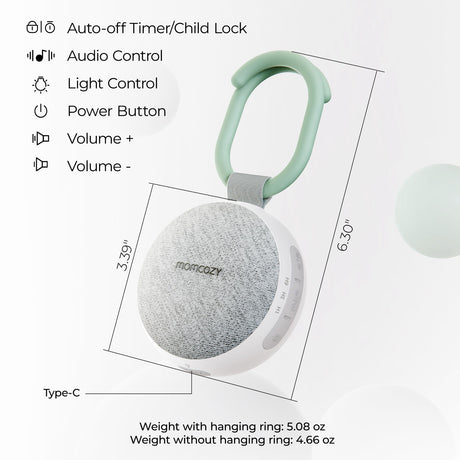 Momcozy Portable Sound Maskin With Night Light