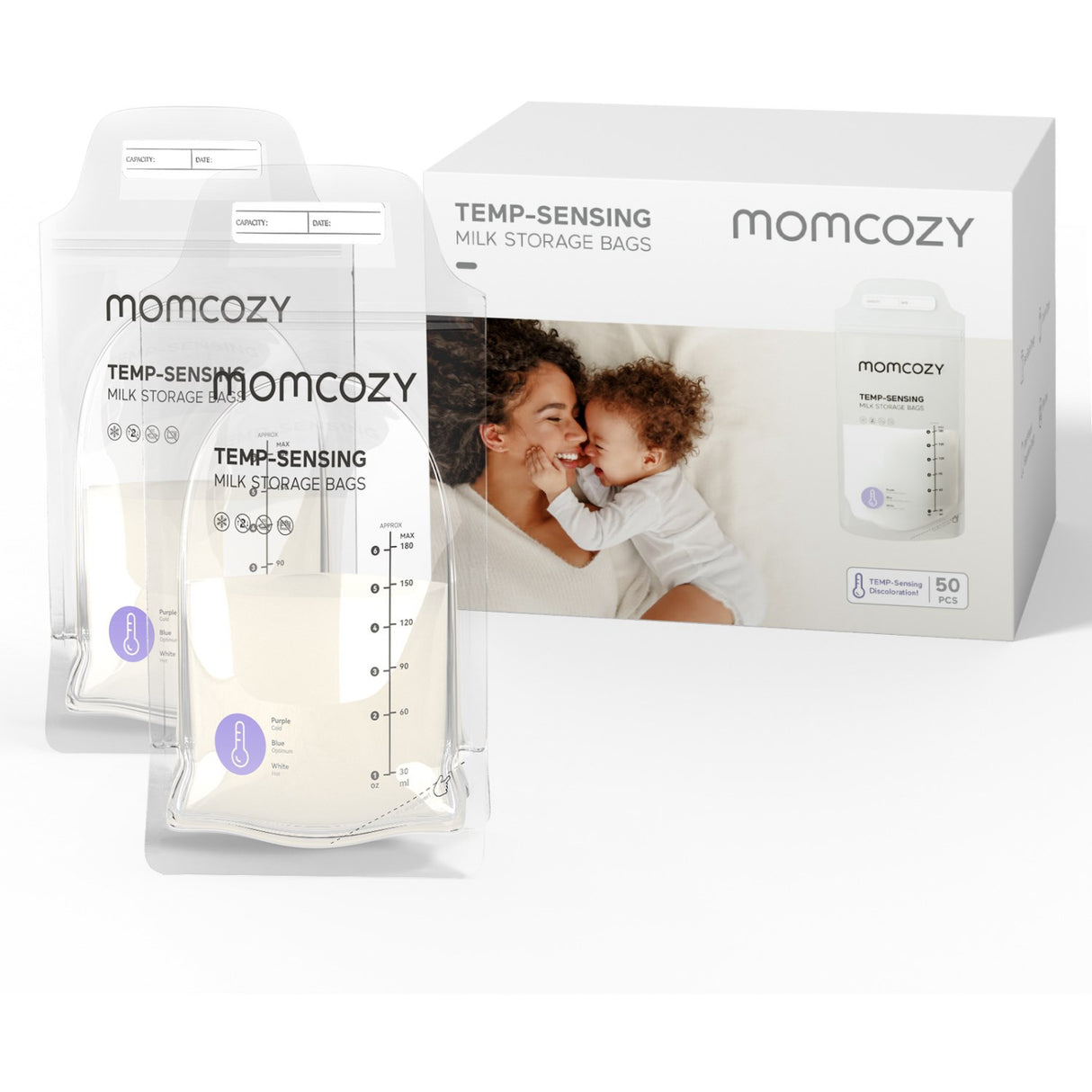 Momcozy Brystmælk Veske 50-Pack