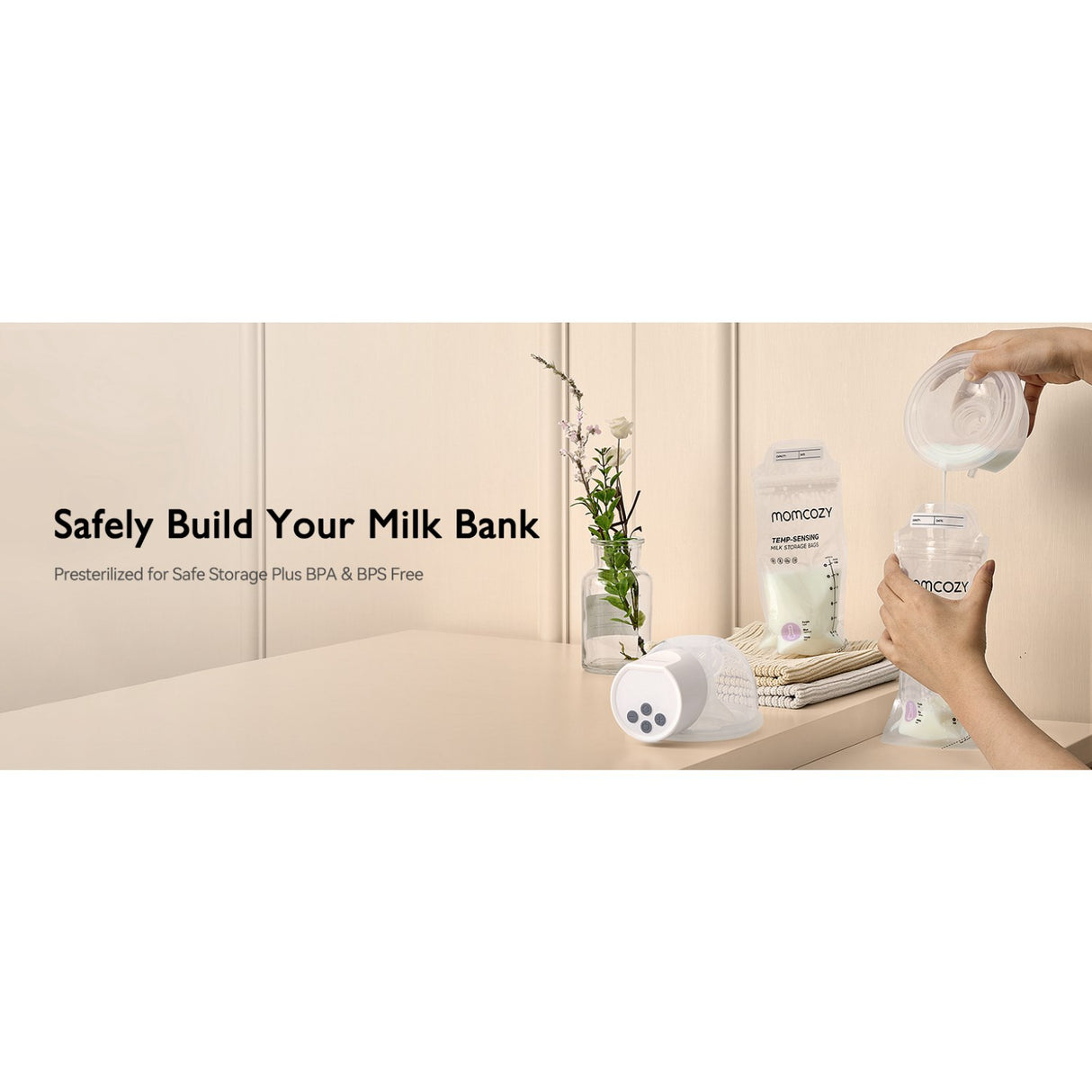 Momcozy Brystmælk Veske 50-Pack