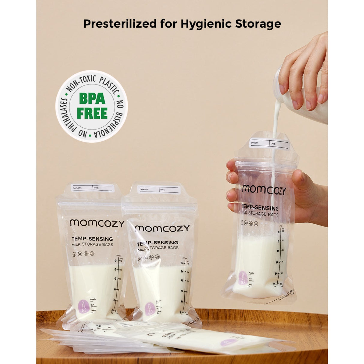 Momcozy Brystmælk Veske 50-Pack