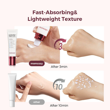 Momcozy 100% Natural Nipple Cream, Vegan Lanolin-free Nipple Butter