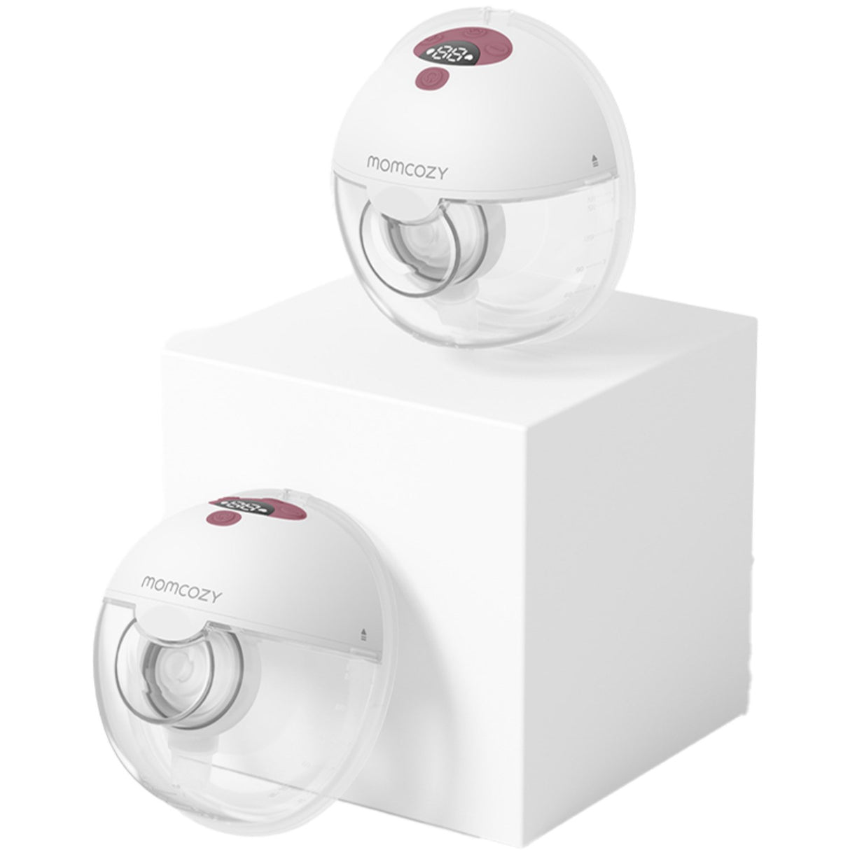 Momcozy Red M5 Wearable Breast Pump Dobbel Pakke