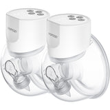 Momcozy Grey S12 Pro Wearable Breast Pump Dobbel Pakke
