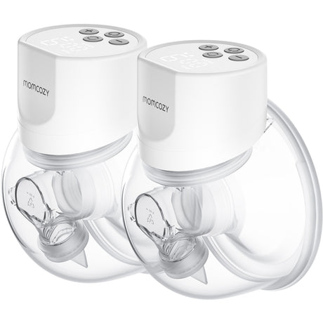 Momcozy Grey S12 Pro Wearable Breast Pump Dobbel Pakke