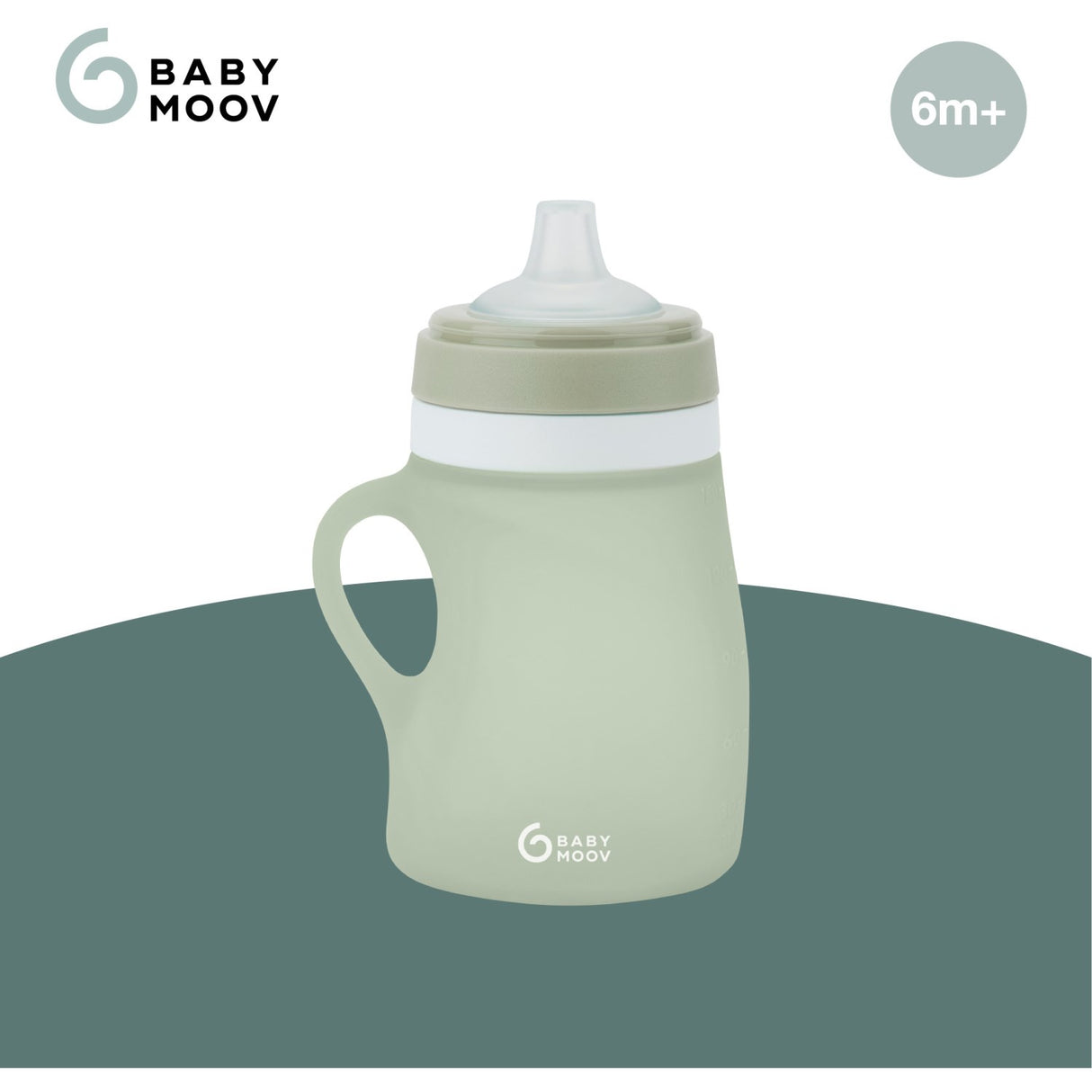 Babymoov Green Silikon Water Flaske