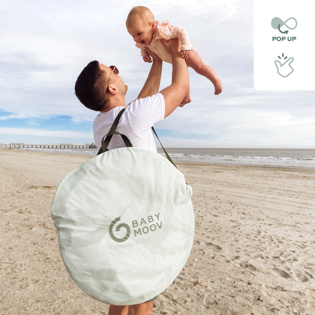 Babymoov Green Lagoon Anti UV Shelter Moov & Protect