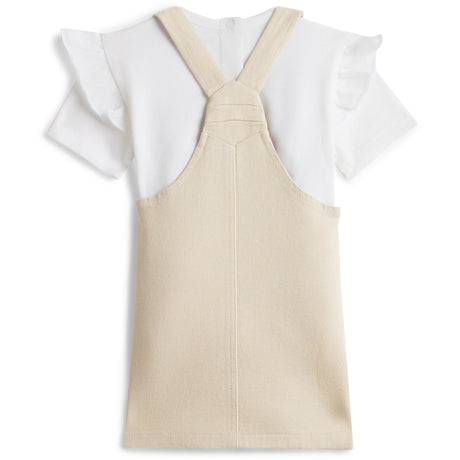 Tommy Hilfiger Classic Beige Dungaree Kjole Sett