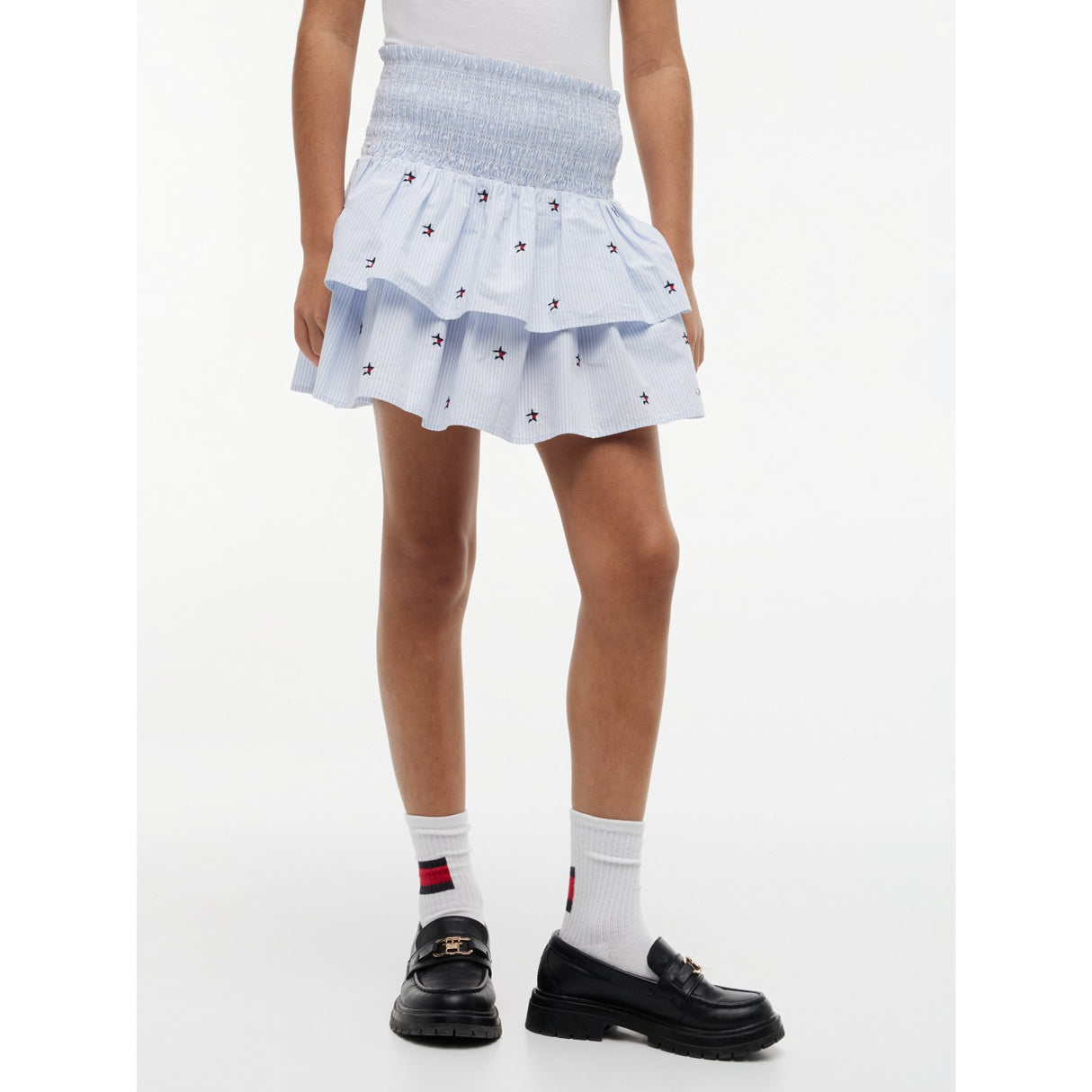 Tommy Hilfiger Sweet Blue Stripes Star Stripes Skjørt