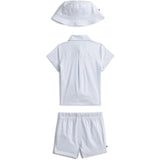 Tommy Hilfiger Blue Stripe Ithaca Kort Skjorte Lue Giftbox