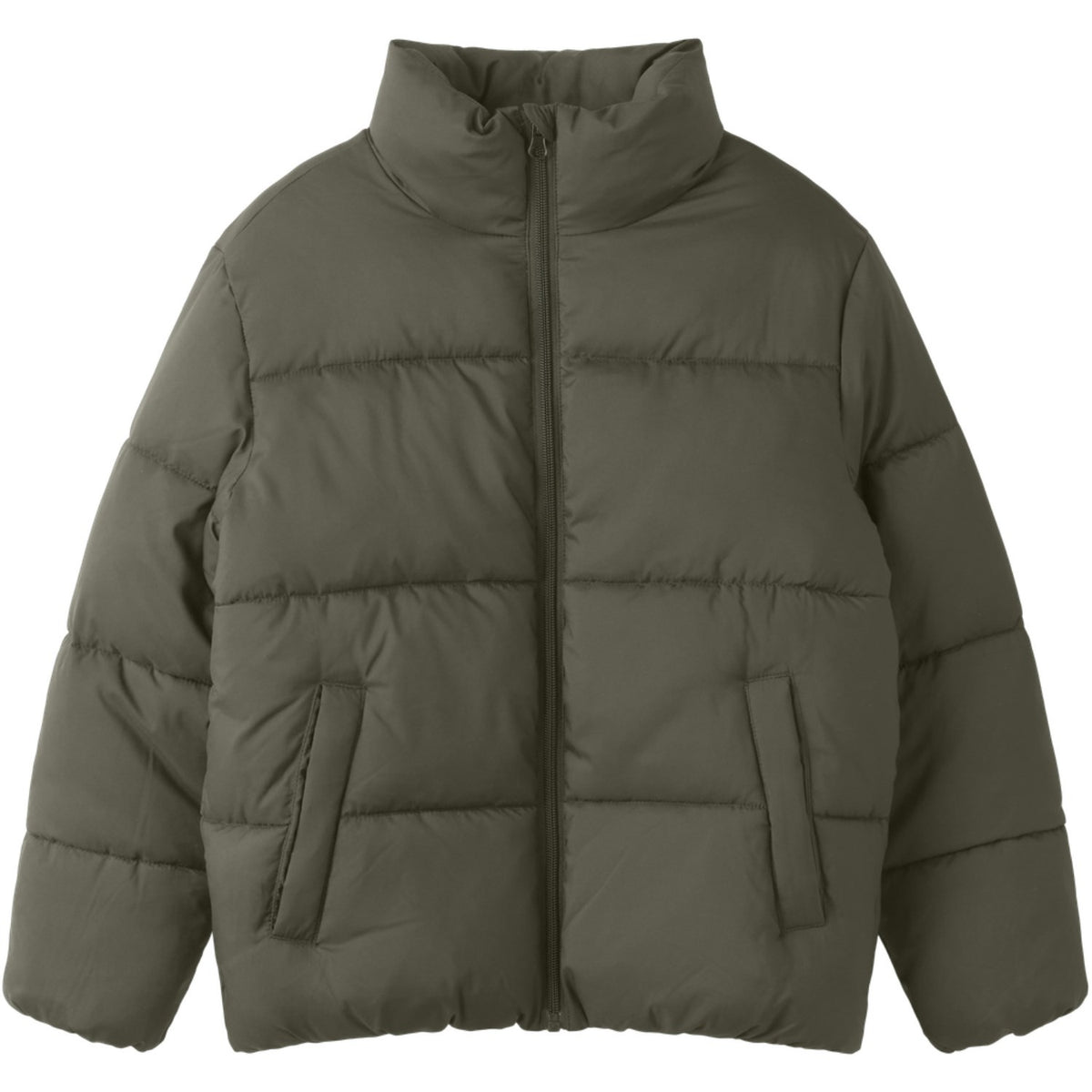 Name It Dusty Olive Nkmforty Puffer Jakke