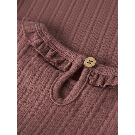 Lil'Atelier Withered Rose Nmfonela Ls Slim Topp Lil