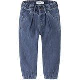 Lil'Atelier Dark Blue Denim Nmnobello Baggy Jeans 1144-Se Lil