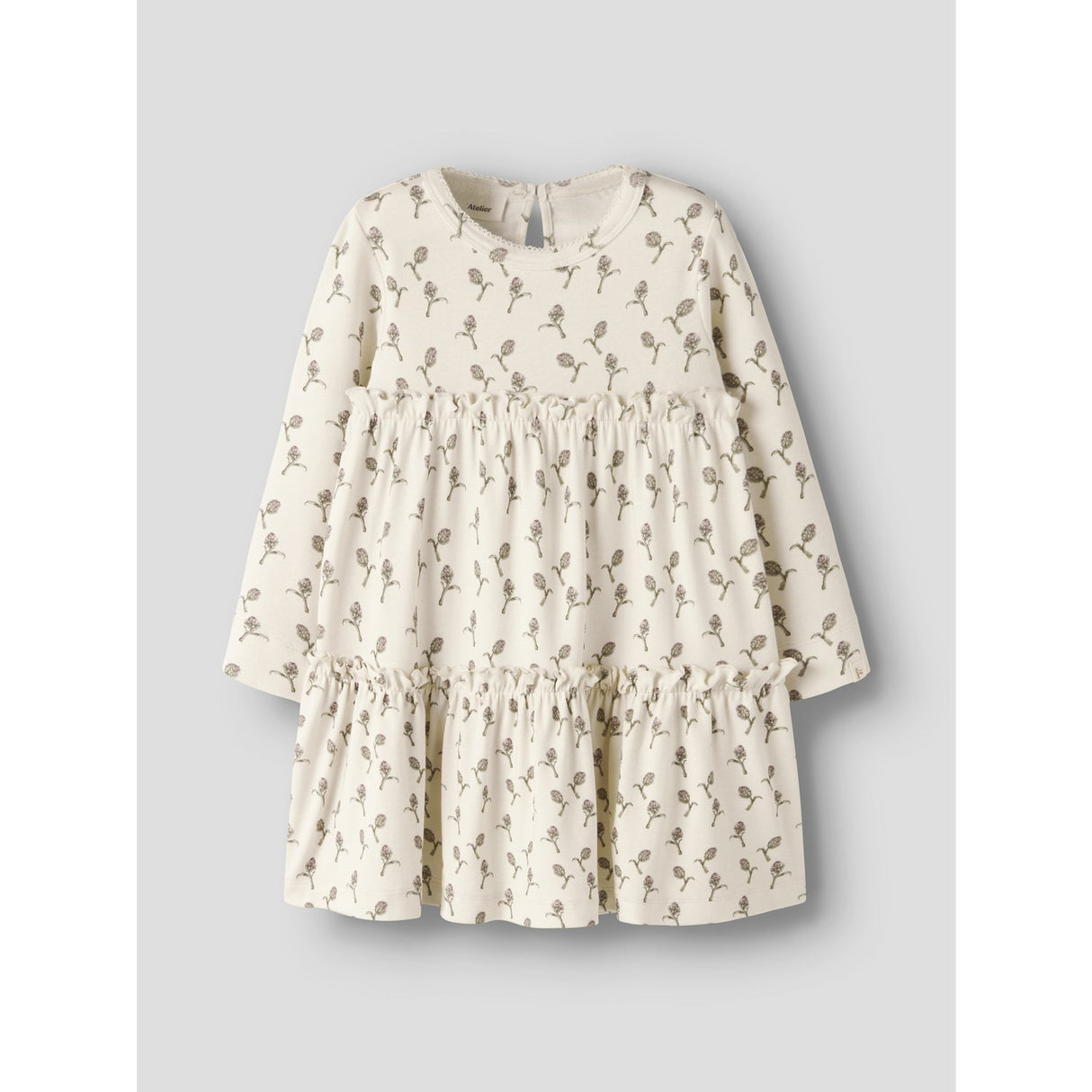 Lil'Atelier Turtledove Artichoke Nmfgayo Sel Ls Kjole Lil