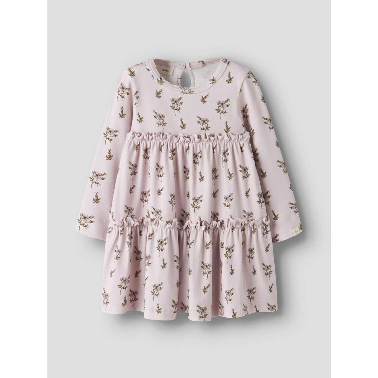 Lil'Atelier Hushed Violet Apple Rose Nmfgayo Sel Ls Kjole Lil